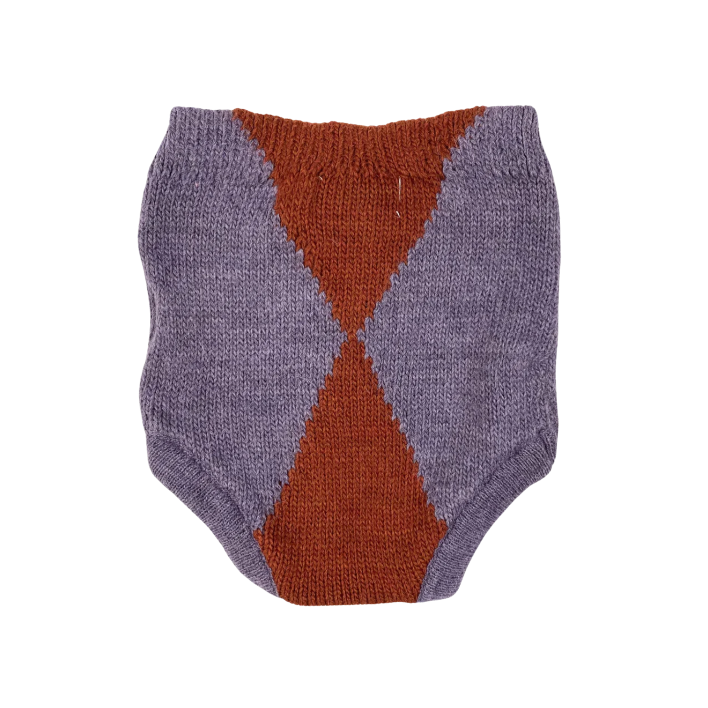 BOBO CHOSES Bloomer en maille mauve & rouge