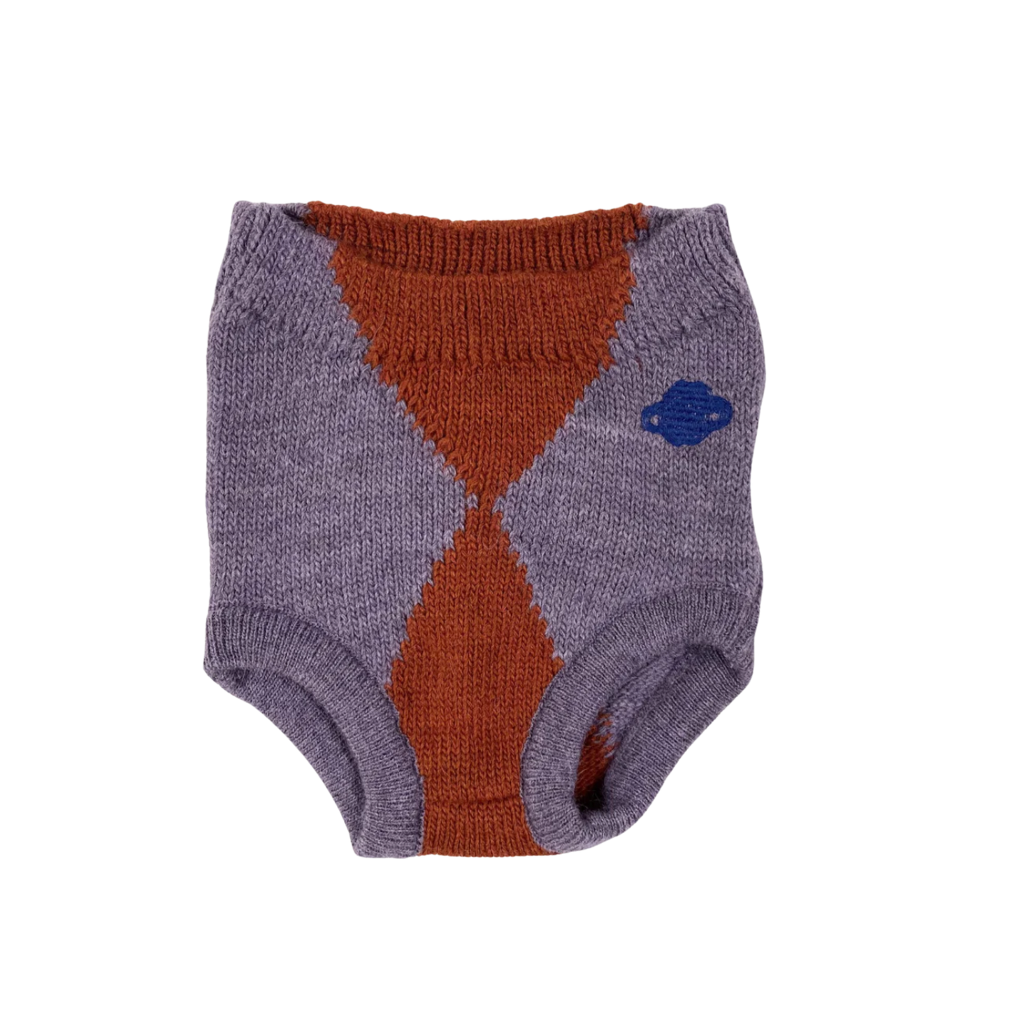 BOBO CHOSES Bloomer en maille mauve & rouge