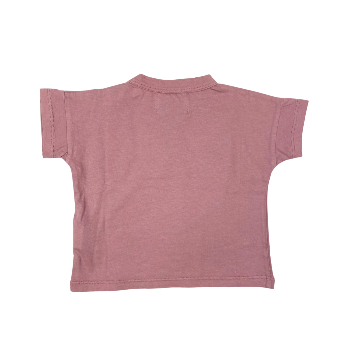 Bobo Choses Elephant t-shirt in purple, with short sleeves, made from 100% organic cotton. 