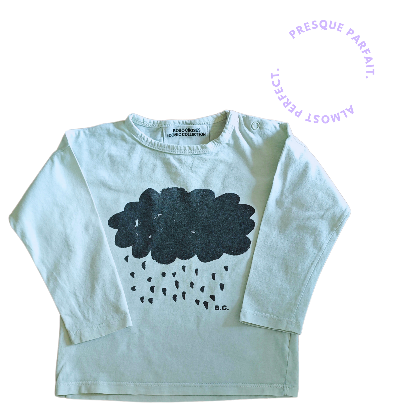 BOBO CHOSES Cloud Long Sleeves T-Shirt