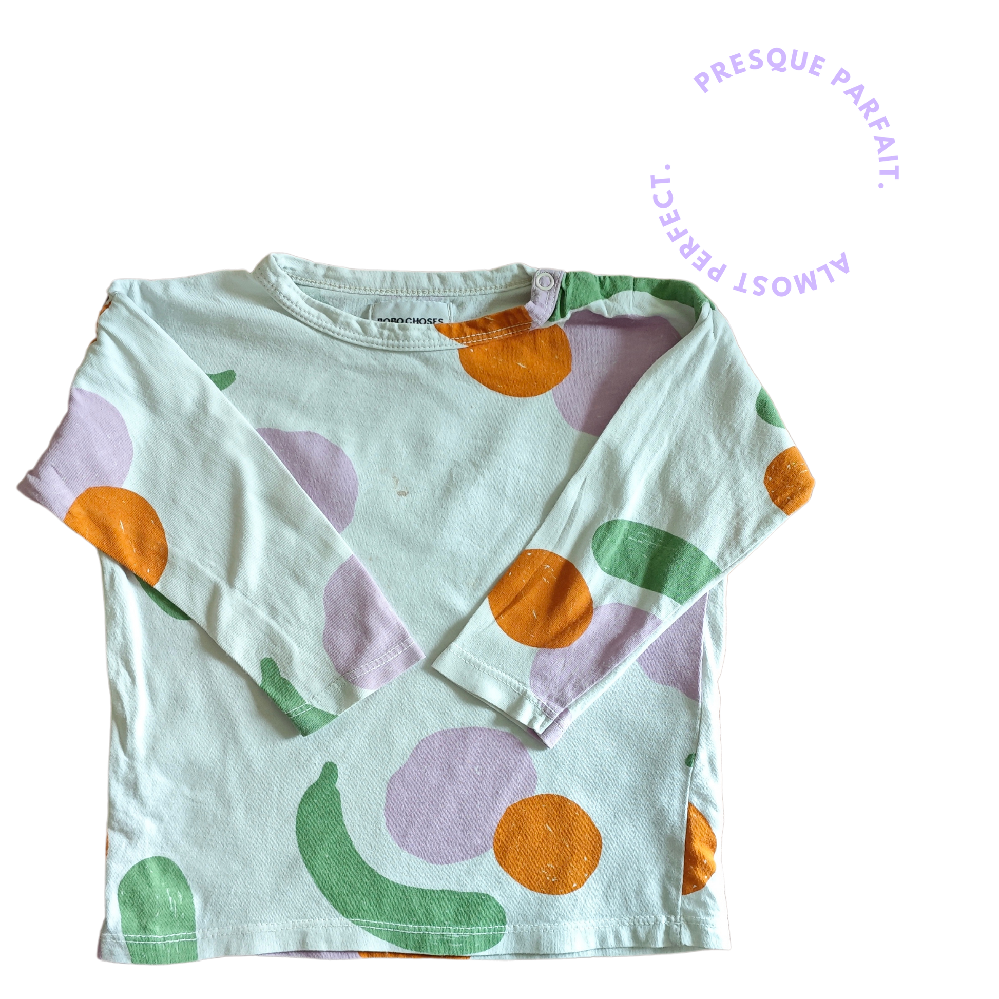 BOBO CHOSES FRUITS Long Sleeves T-Shirt