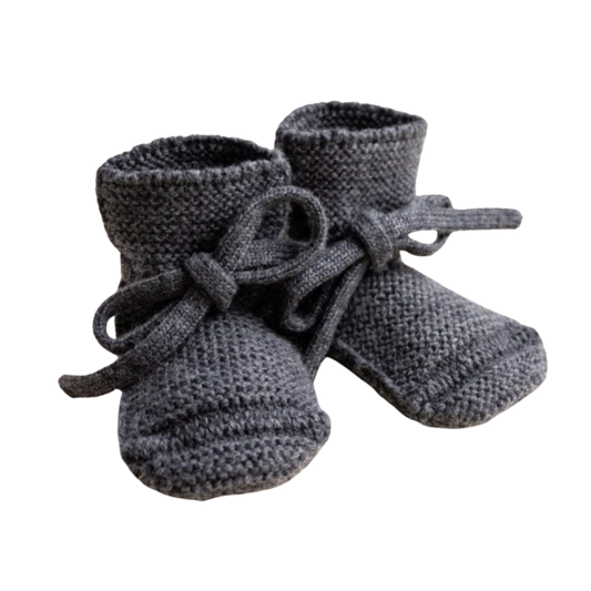 HVID Charcoal Merino Wool Booties
