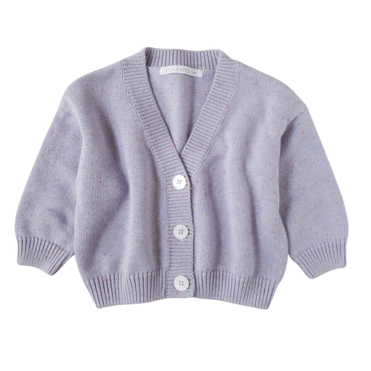 KIDS OF APRIL Rainbow Speckle Cardigan